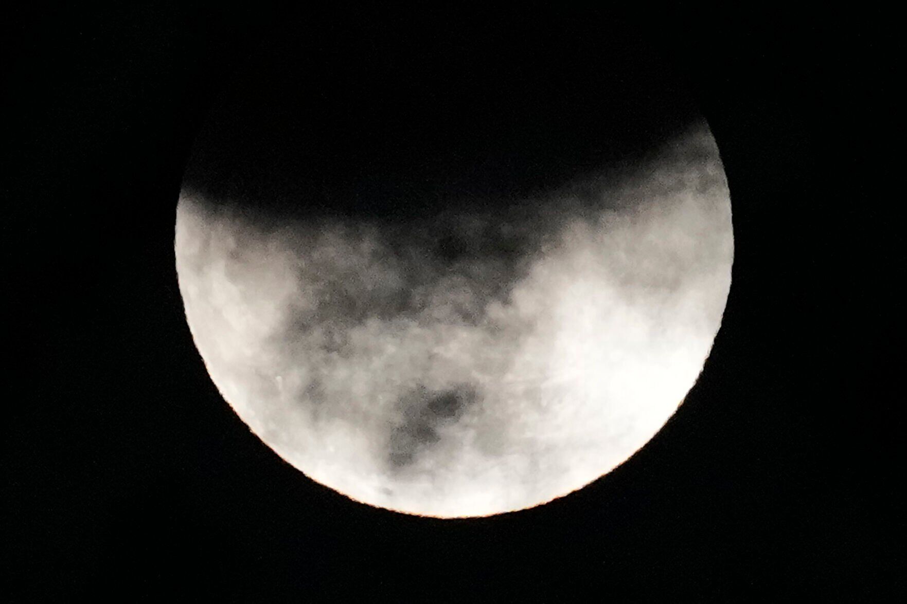 APTOPIX Philippines Partial Lunar Eclipse